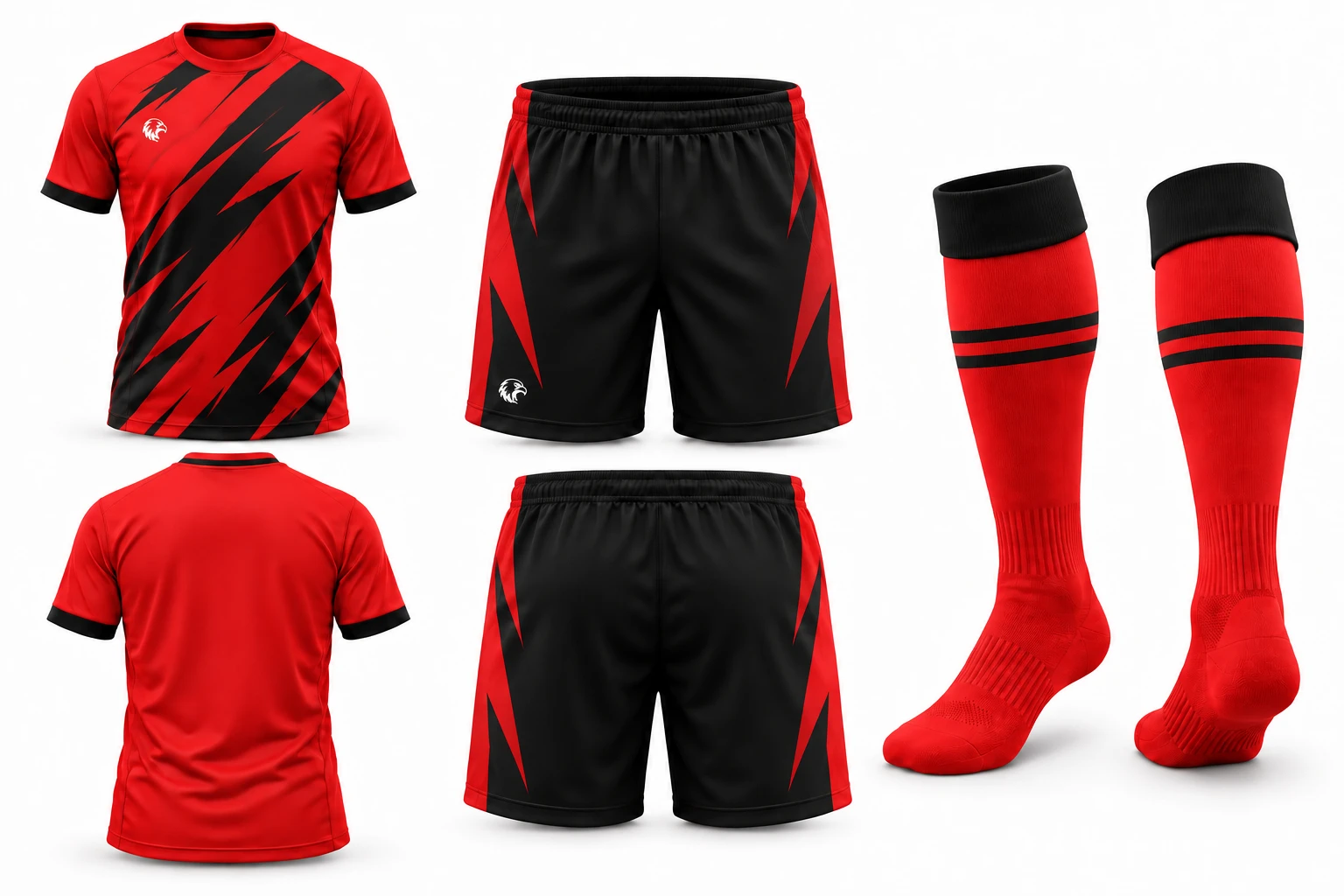 Inferno Red / Black full kit