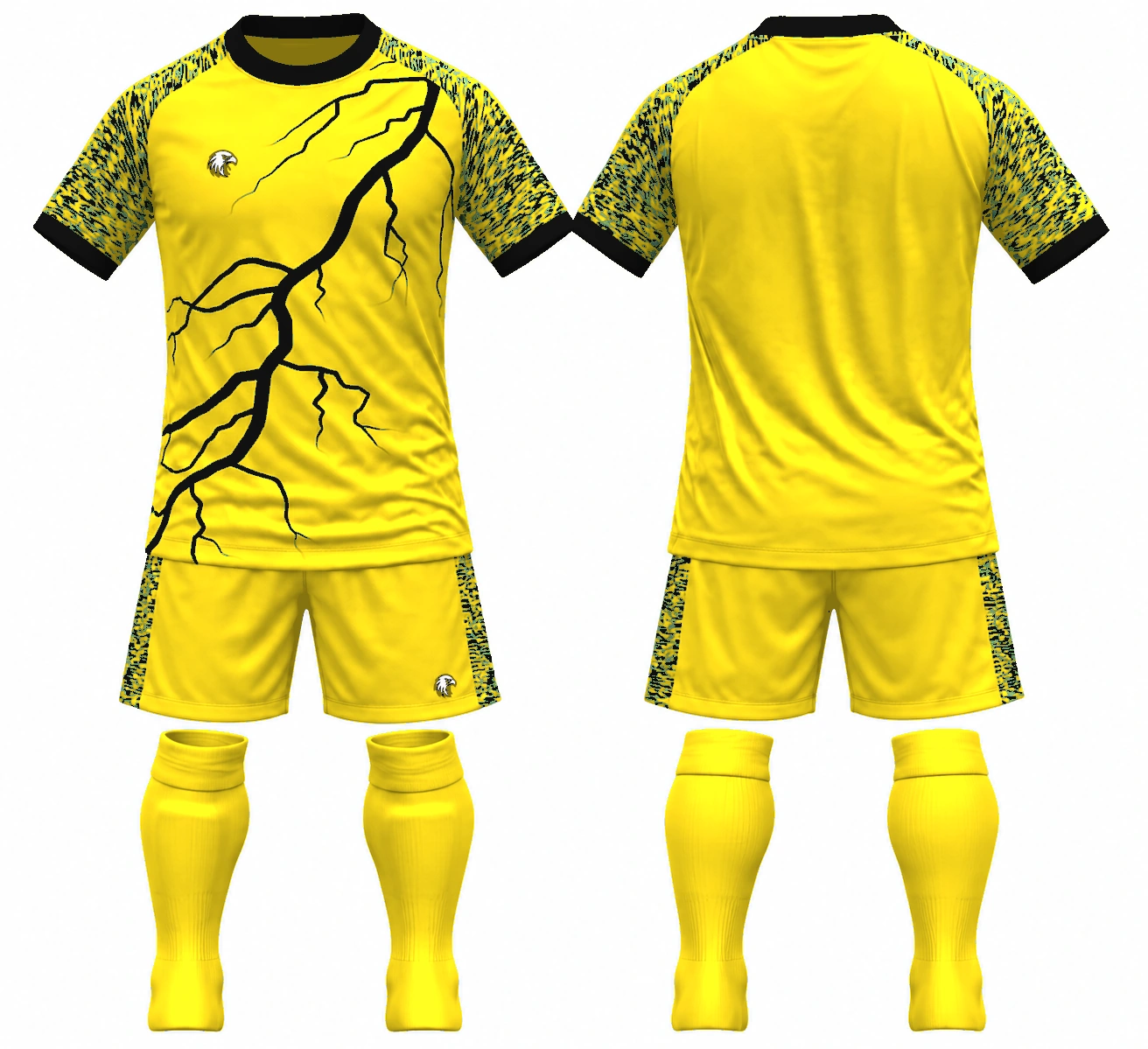 Lightning Yellow / Black full kit
