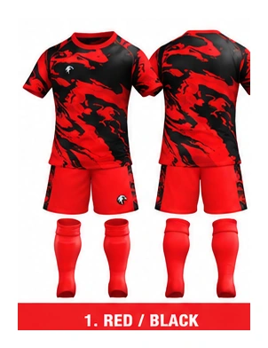 Marble Red / Black full kit — approved design reference