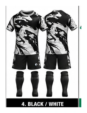 Marble Black / White full kit