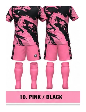 Marble Pink / Black full kit