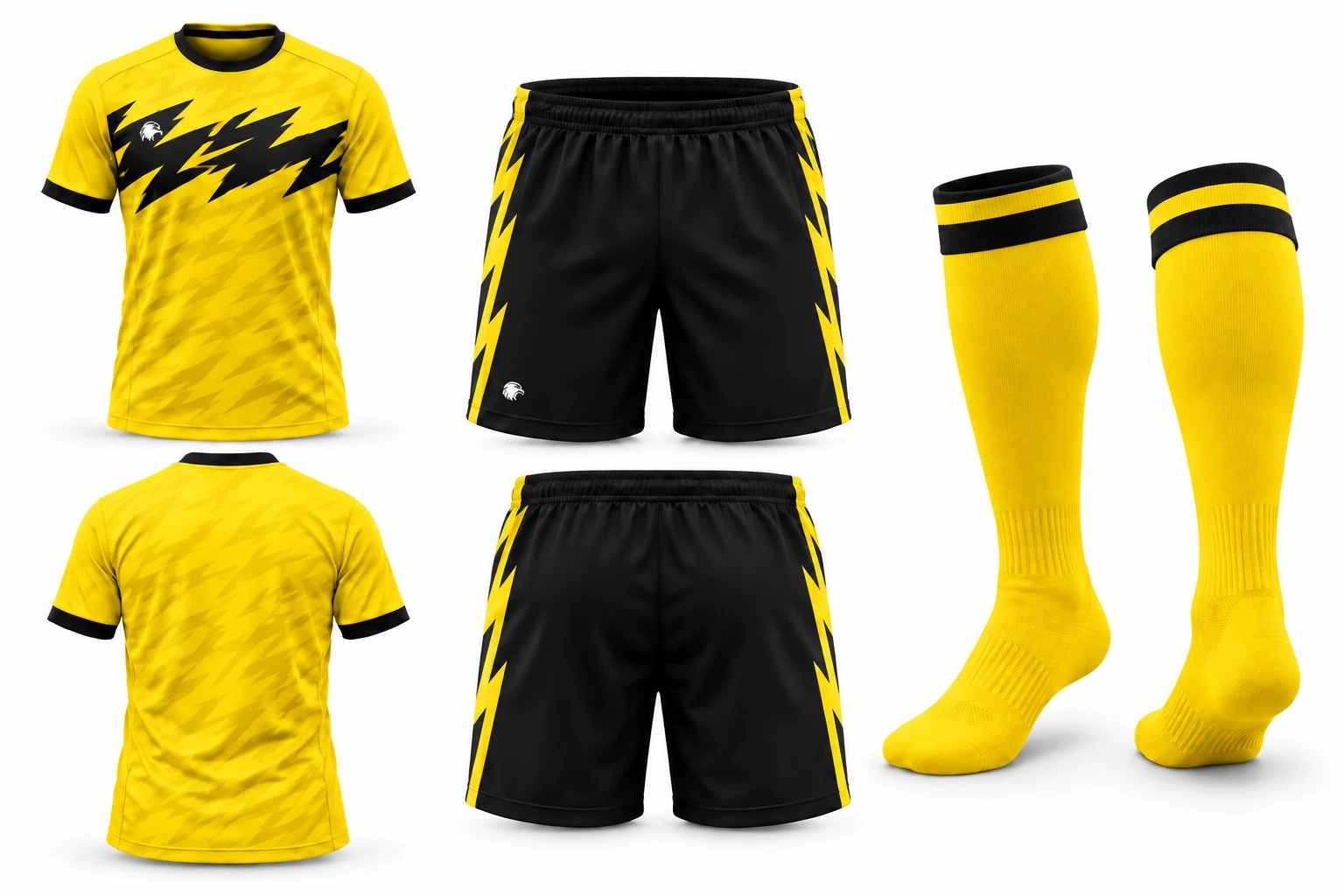 Voltage Yellow / Black full kit — approved design reference