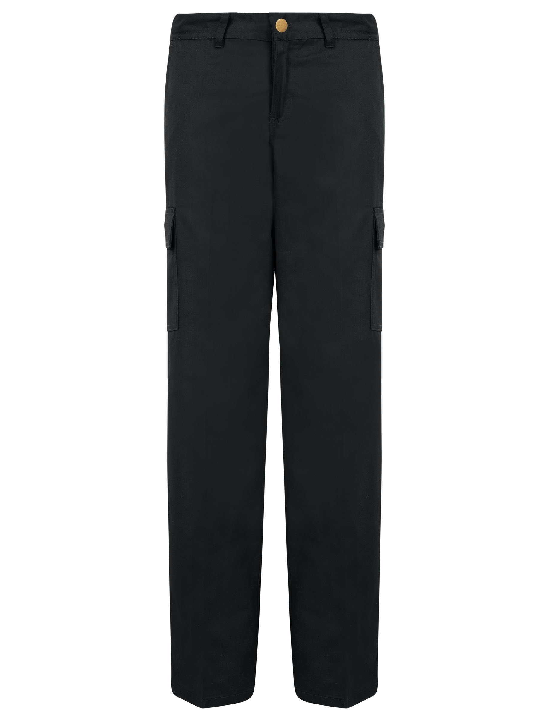 Ladies Polycotton 245 Cargo Trousers front view