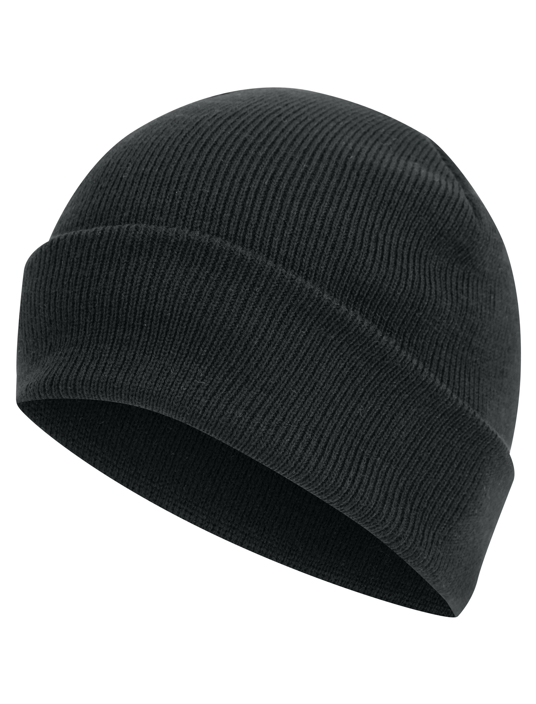 Recycled Acrylic Turn Up Beanie front view