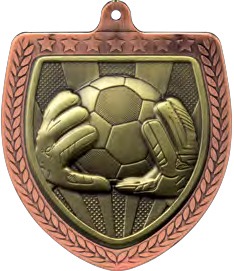 Cobra Shield Goalkeeper Medal front view