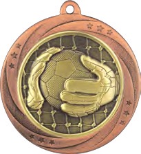 Superstar Goalkeeper Medal front view
