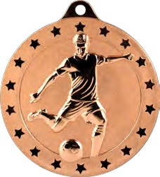 Cascade Football Medal front view