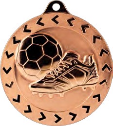 Cascade Ball & Boot Medal front view