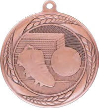 Typhoon Football Medal front view
