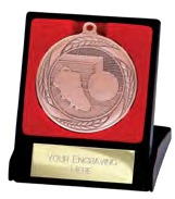 Typhoon Football Medal & Box front view
