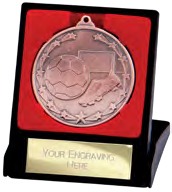 Starboot Football Medal & Box front view