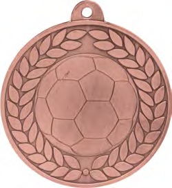 Aviator Football Medal front view
