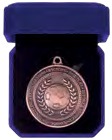 Olympia Football Medal & Box front view