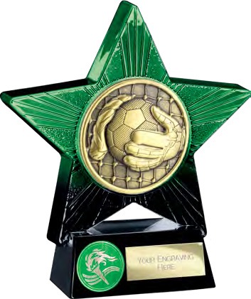 Superstar Goalkeeper Green front view