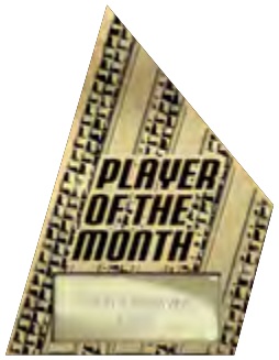 The Marauders Gunmetal & Black — Player Of The Month selected award design