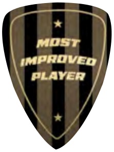 Most Improved Player selected award design