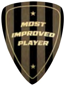 Most Improved Player selected award design