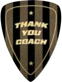 Thank You Coach selected award design