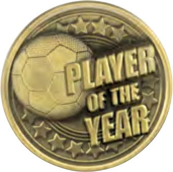 Superstar Football โ Gold โ Player Of The Year selected award design