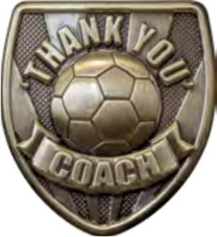 Thank You Coach selected award design