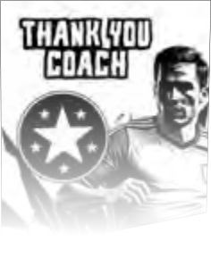 Thank You Coach selected award design