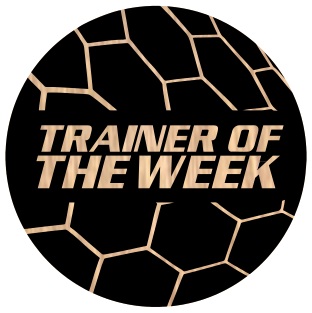 Hat-Trick Strike Football — Trainer Of The Week selected award design