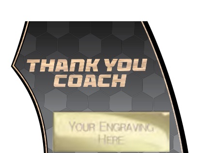 Thank You Coach selected award design