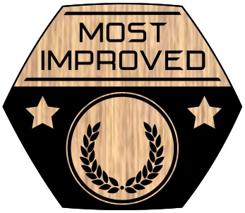 Most Improved Player selected award design