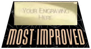 Most Improved Player selected award design