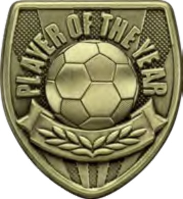 Cobra Star Football — Black — Player Of The Year selected award design