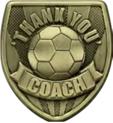 Thank You Coach selected award design