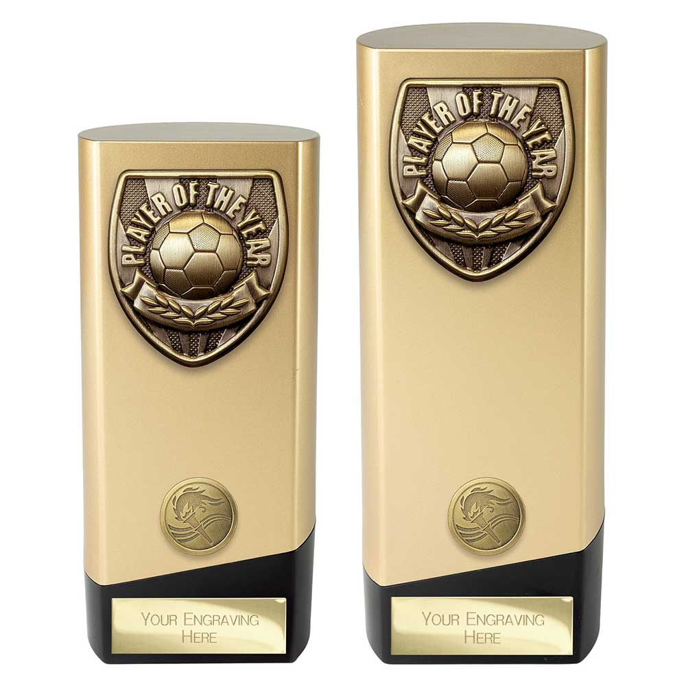 Prime Cobra Football — Gold — Player Of The Year front view