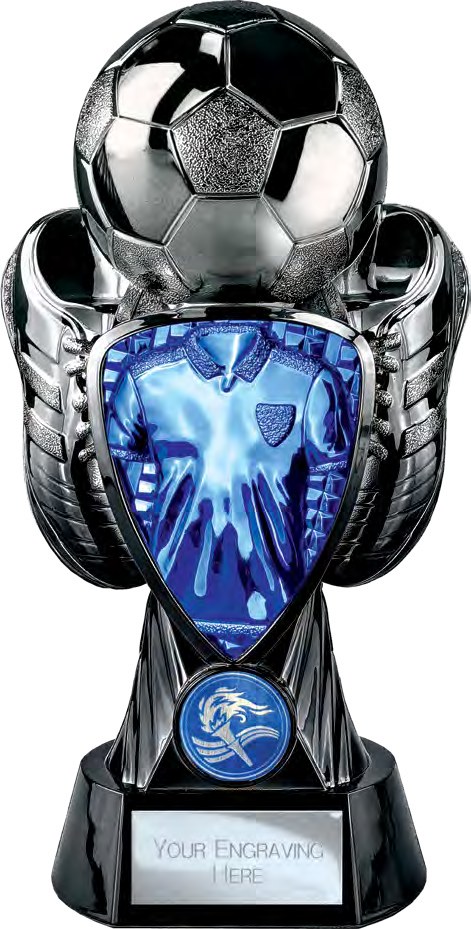 Tournament Gunmetal & Blue front view