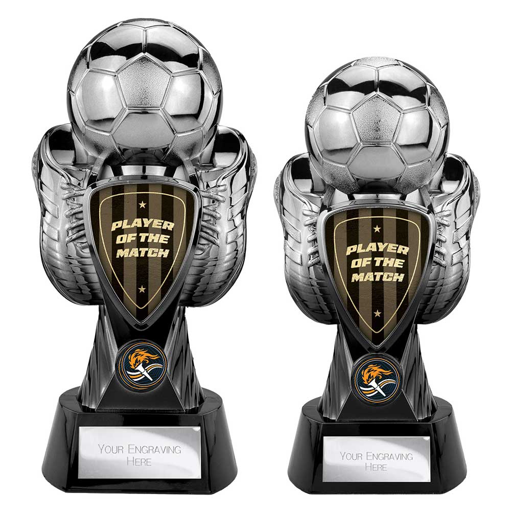 Tournament Gunmetal & Black — Player Of The Match front view