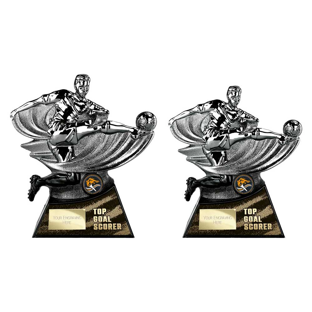 Power Strike — Gunmetal & Black — Top Goal Scorer front view