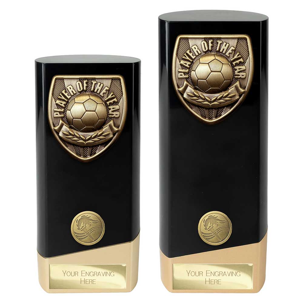 Prime Cobra Football — Black — Player Of The Year front view