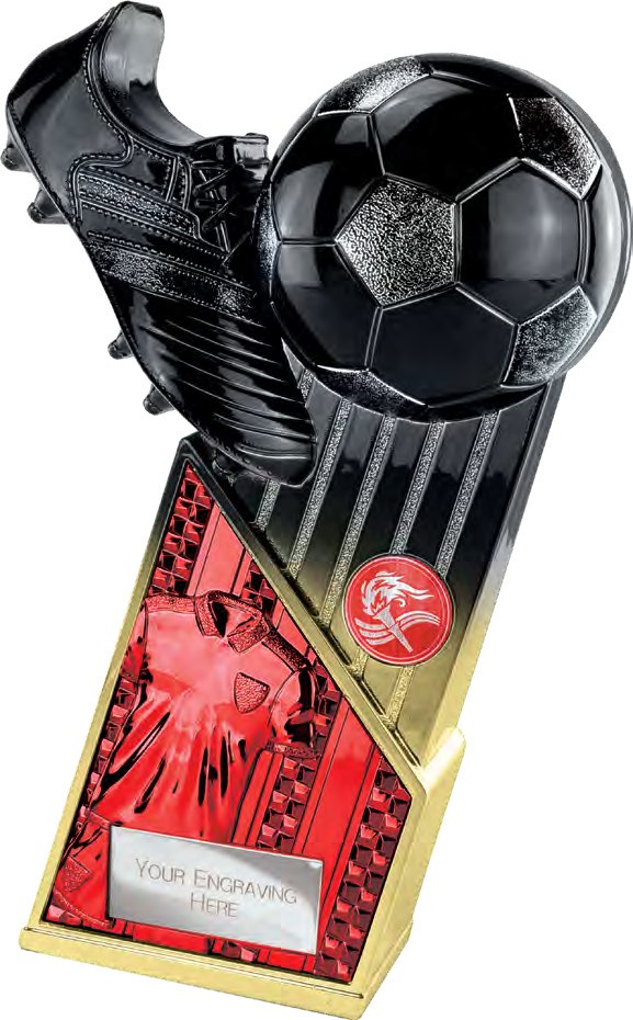 The Marauders Carbon Black & Red front view