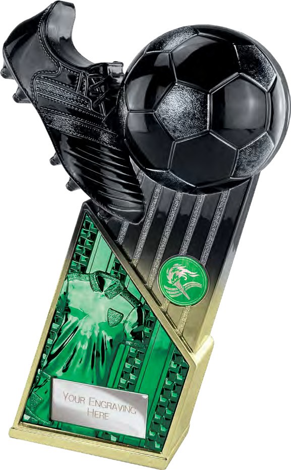 The Marauders Carbon Black & Green front view