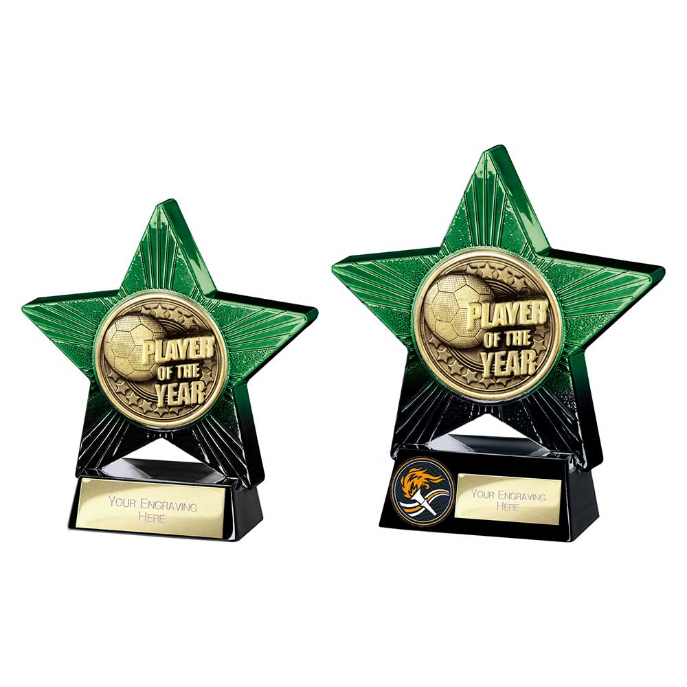 Superstar Football — Green — Player Of The Year front view