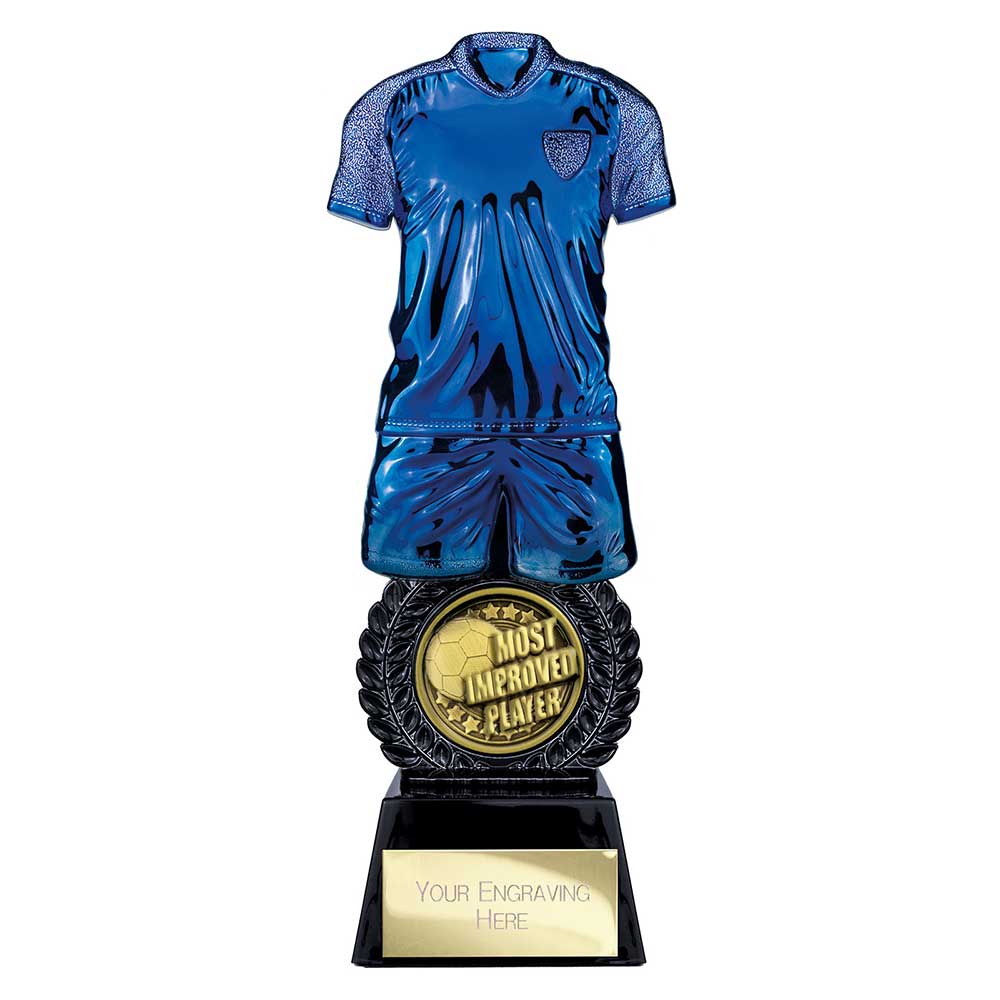Intensity Football — Blue — Most Improved Player front view