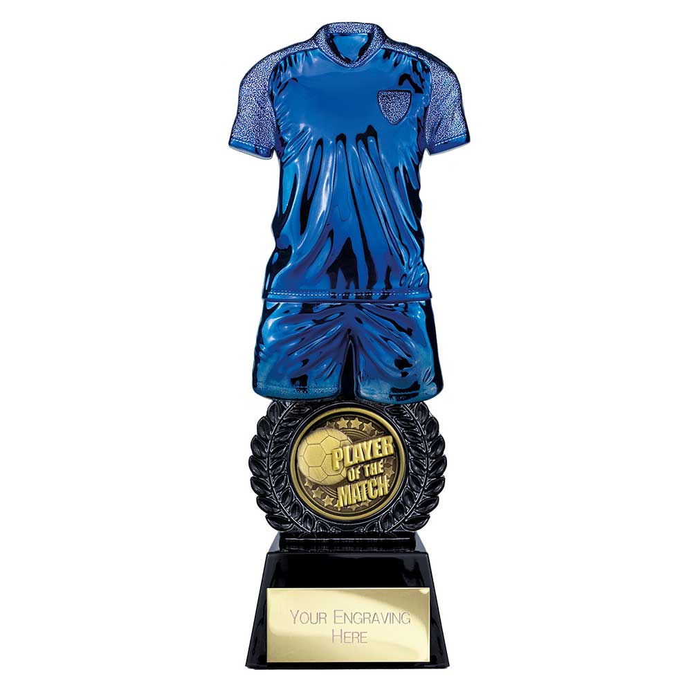 Intensity Football — Blue — Player Of The Match front view