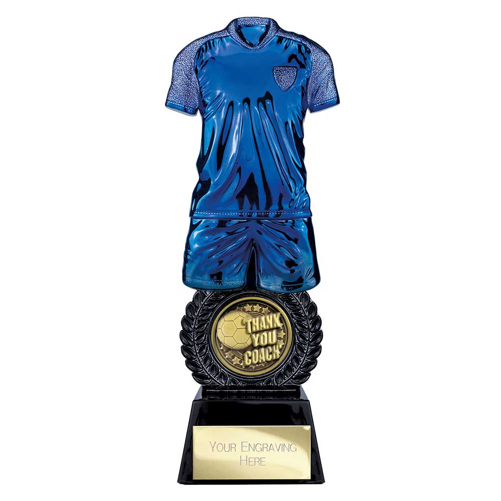 Intensity Football — Blue — Thank You Coach front view