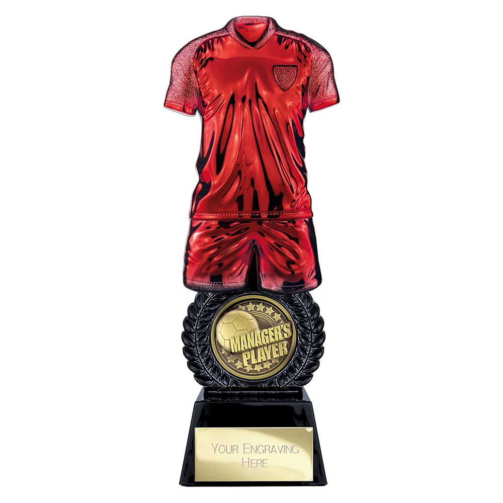 Intensity Football — Red — Manager’s Player front view