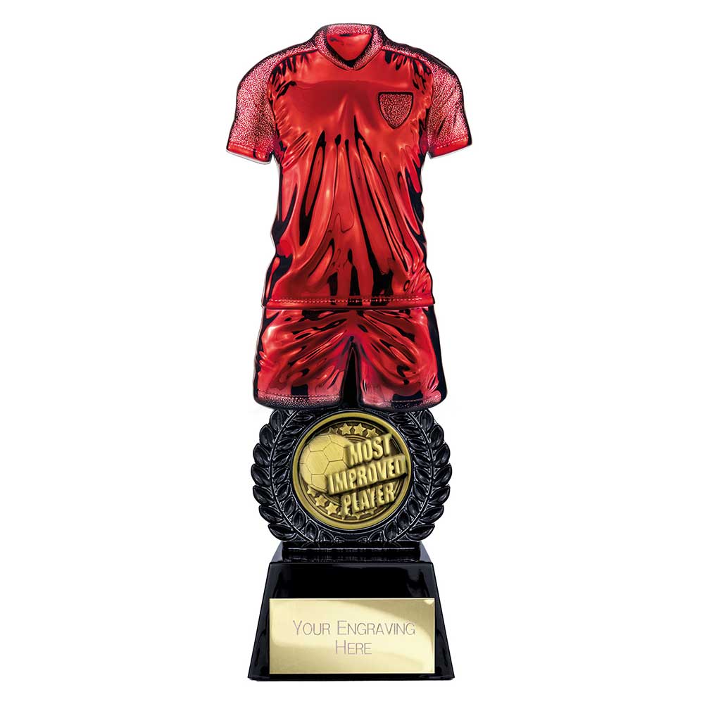 Intensity Football — Red — Most Improved Player front view