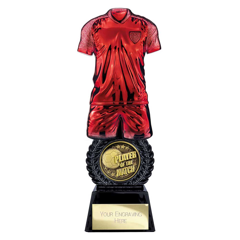 Intensity Football — Red — Player Of The Match front view