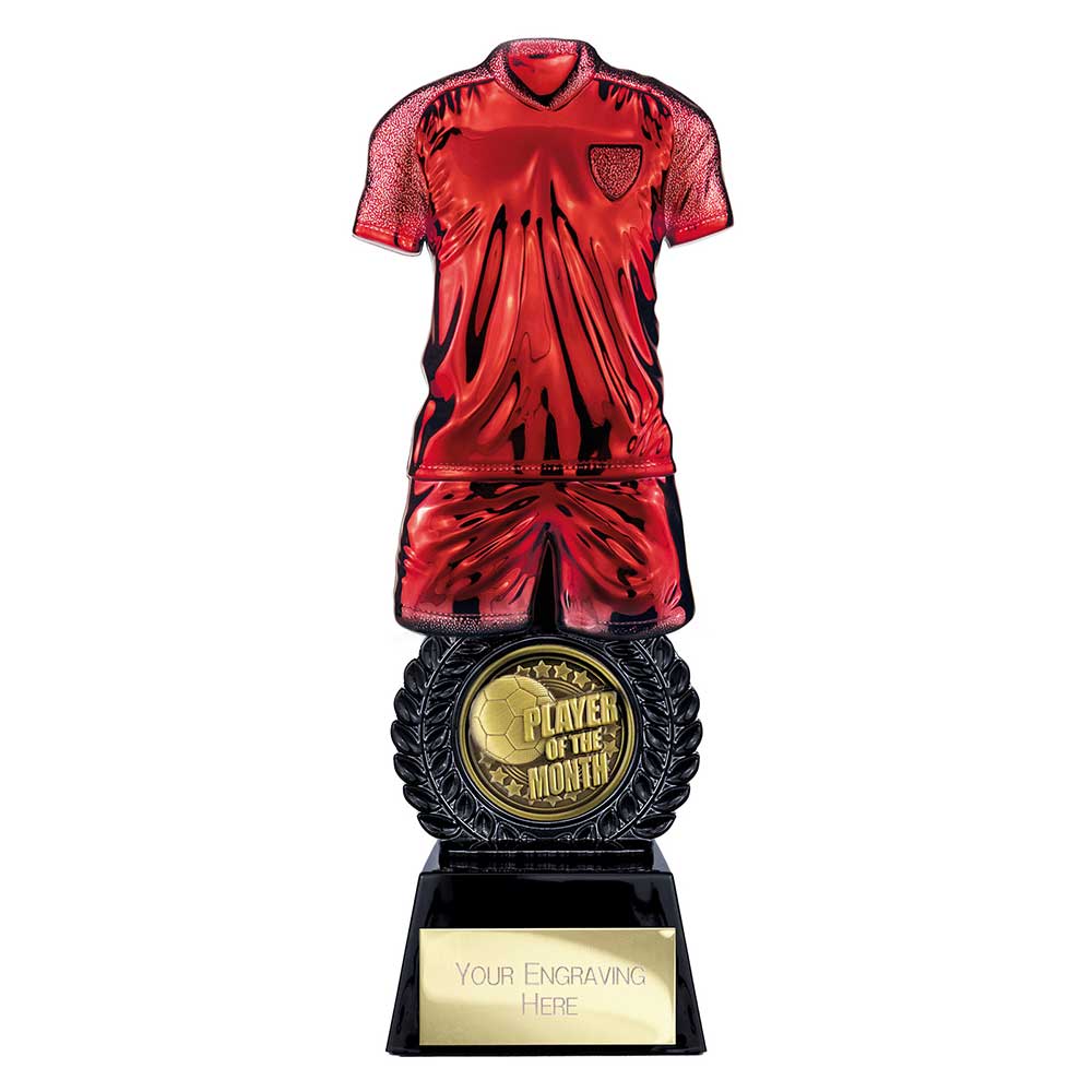 Intensity Football — Red — Player Of The Month front view