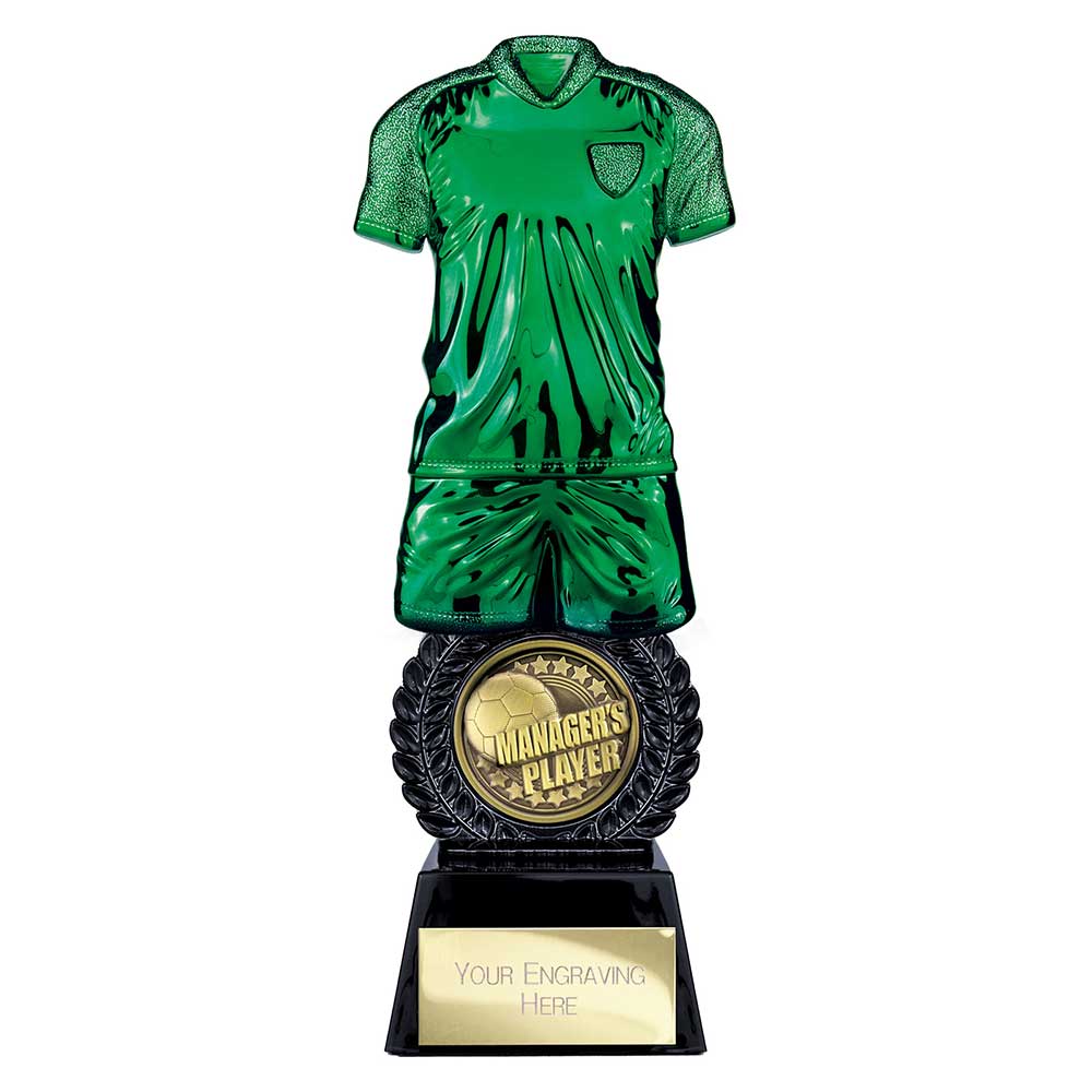 Intensity Football — Green — Manager’s Player front view