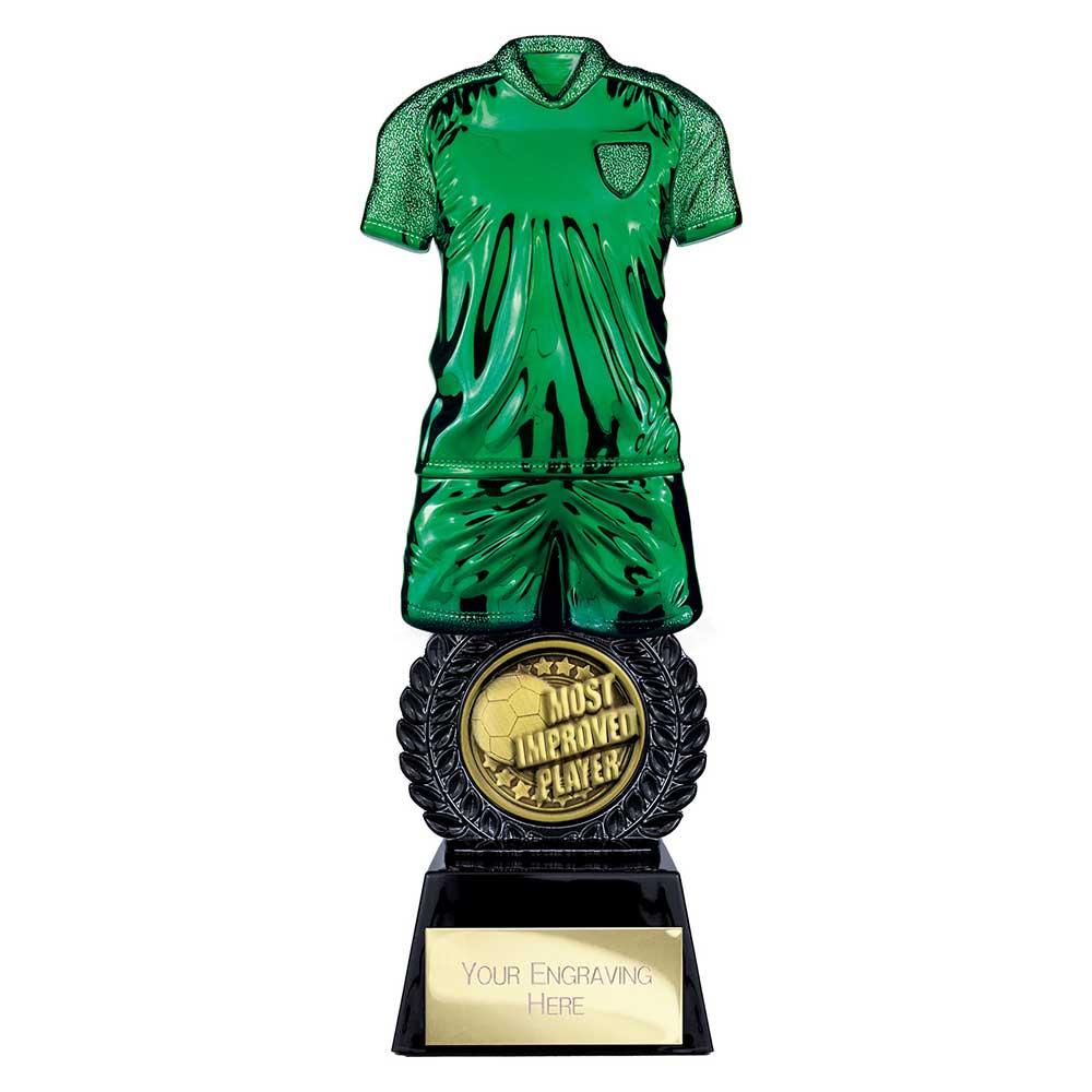 Intensity Football — Green — Most Improved Player front view