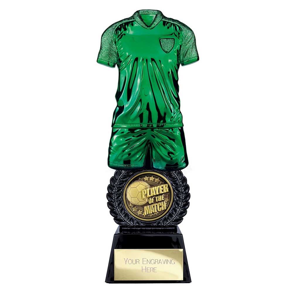 Intensity Football — Green — Player Of The Match front view