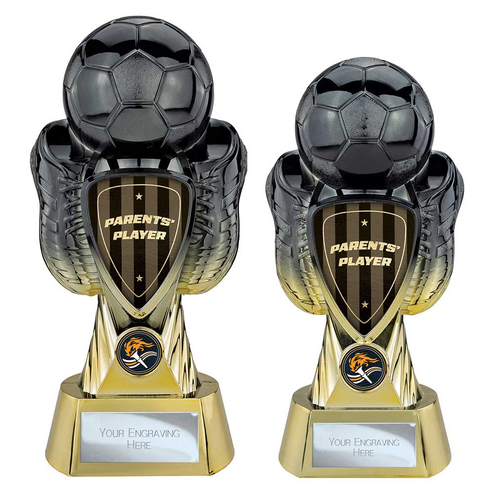 Tournament Carbon Black & Gold — Parents’ Player front view